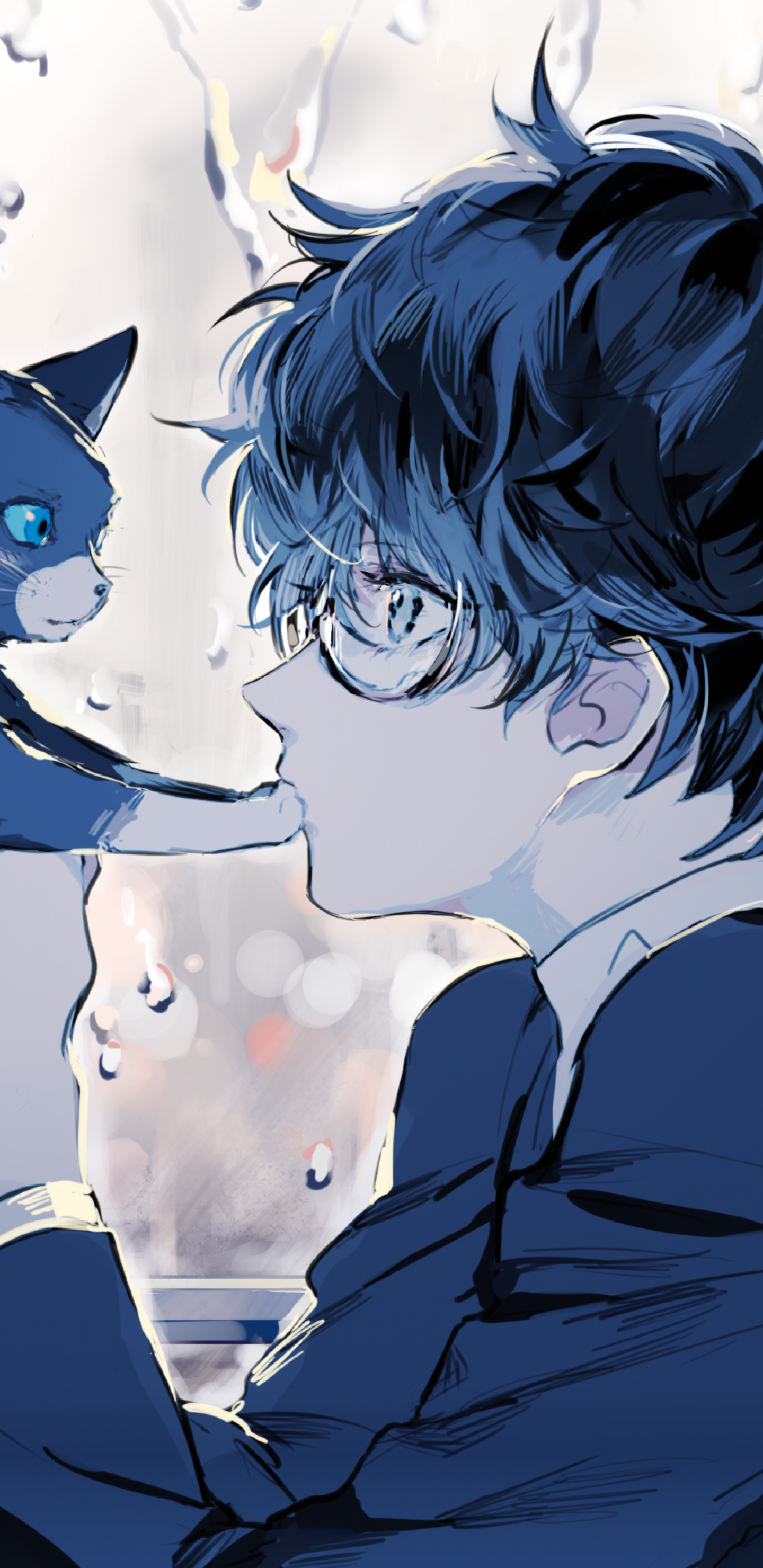 Anime Boy With Glasses Wallpapers Wallpaper Cave