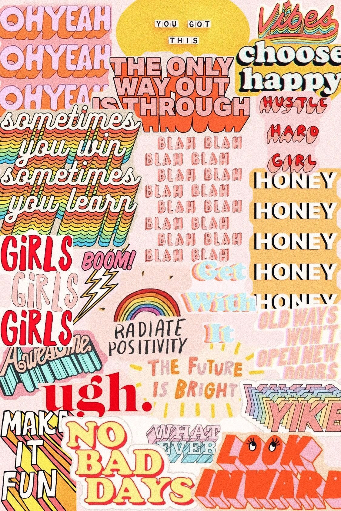 Lovely Vsco Girl Wallpaper The Only Way Out Through 2019. Hippie wallpaper, Aesthetic iphone wallpaper, Cartoon wallpaper