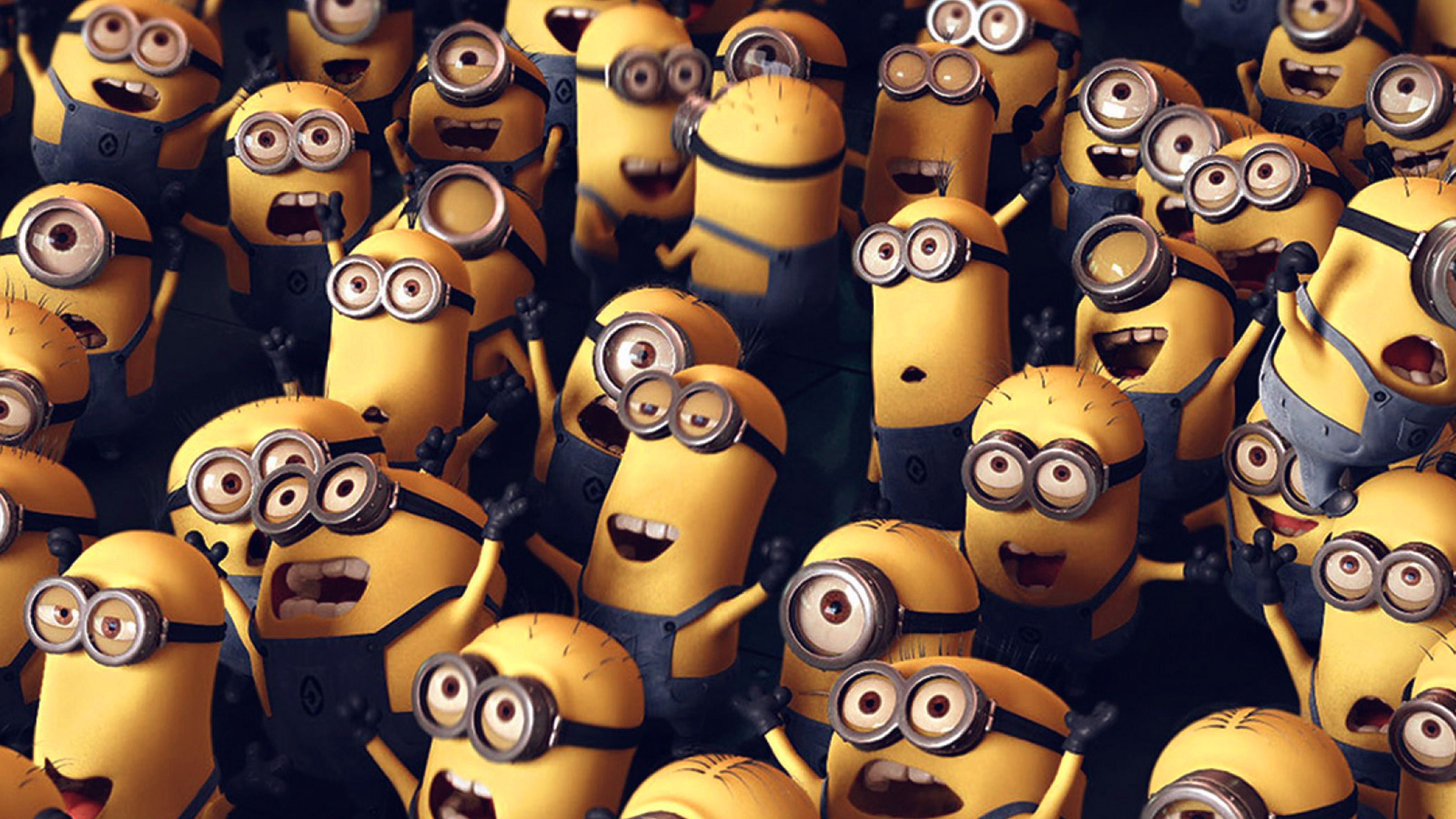 Minions Despicable Me Cute Yellow Art Illustration Wallpaper