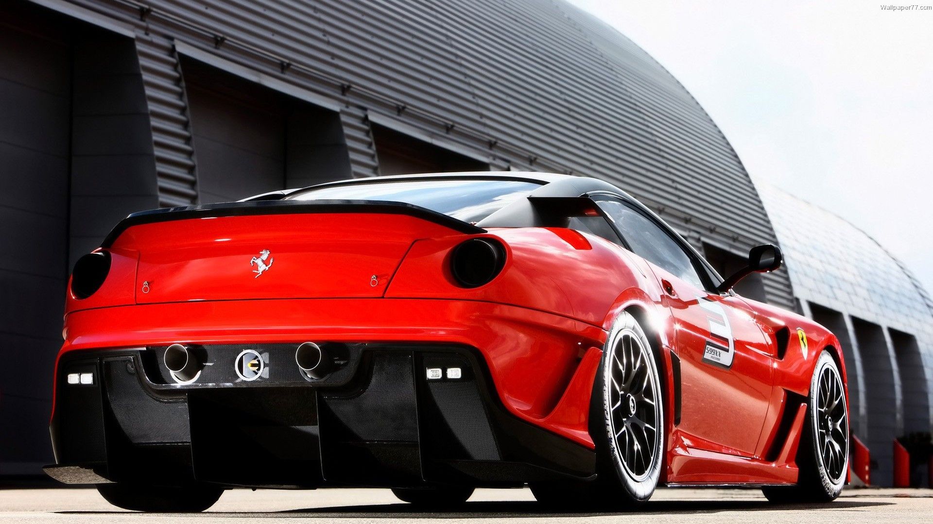 Ferrari, back, car, desktop, wallpaper, tagged, pixels