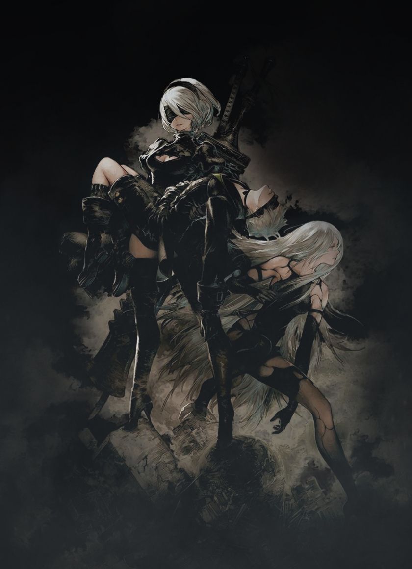 Download 840x1160 wallpaper yorha type a no.2, yorha no.2 type b