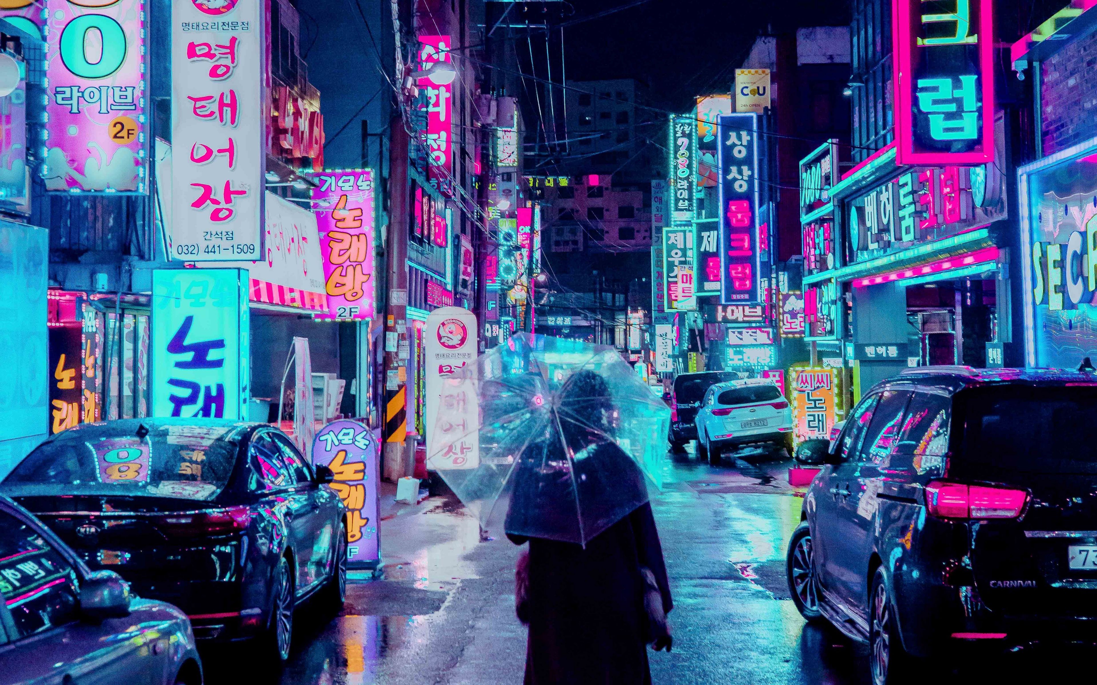 Neon Japanese Desktop Wallpapers - Wallpaper Cave