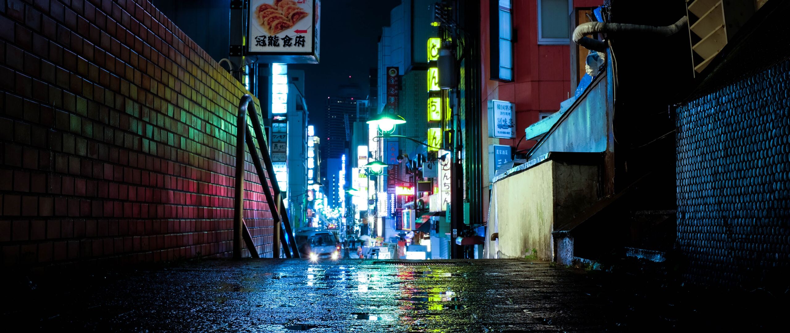 Japan Tokyo Urban Lights Neon 5k 2560x1080 Resolution HD
