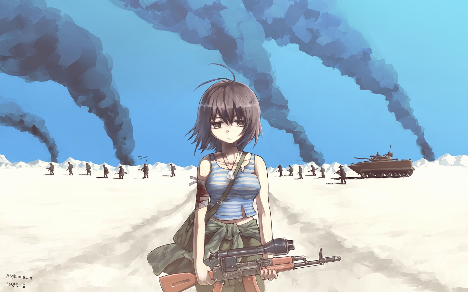 Female Soldier Anime