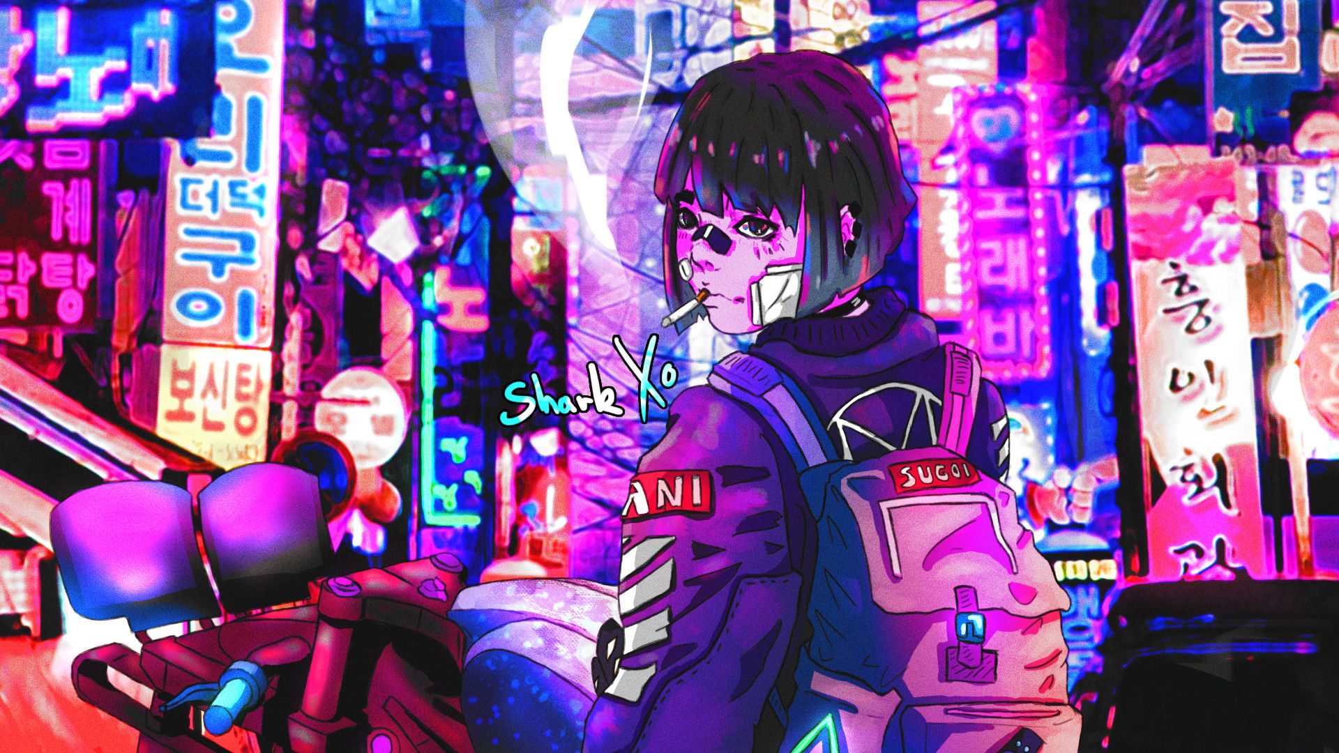 Purple Aesthetic Anime Wallpapers - Wallpaper Cave