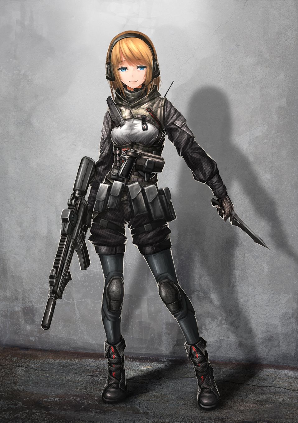 Anime Soldier Girl Related