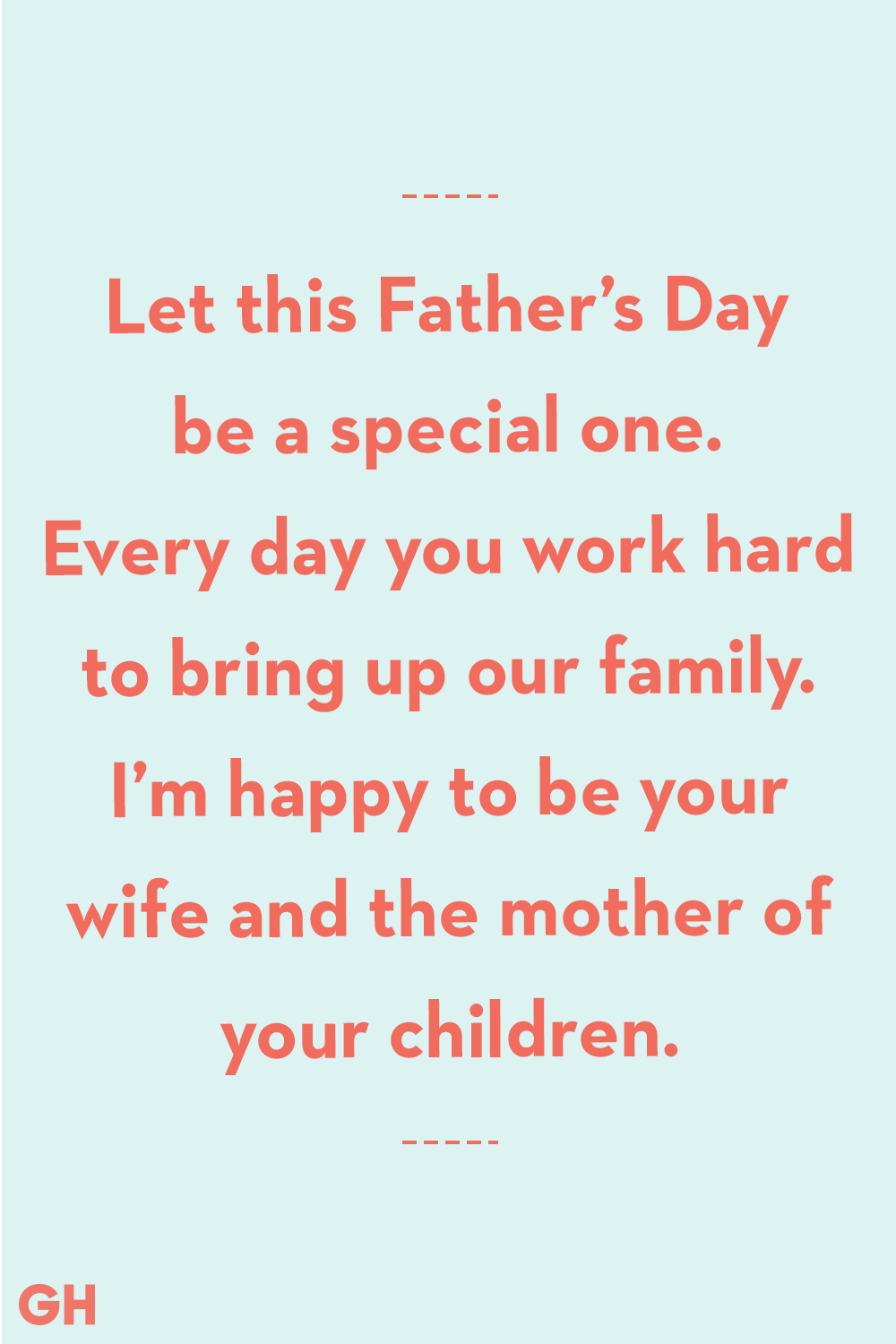 Father's Day Quotes From Wife From Wife to Husband