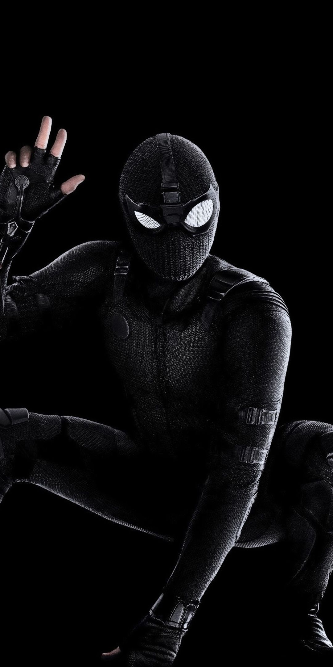 Spider Man: Far From Home, Black Suit Wallpaper. Marvel Spiderman, Marvel Superheroes, Spiderman