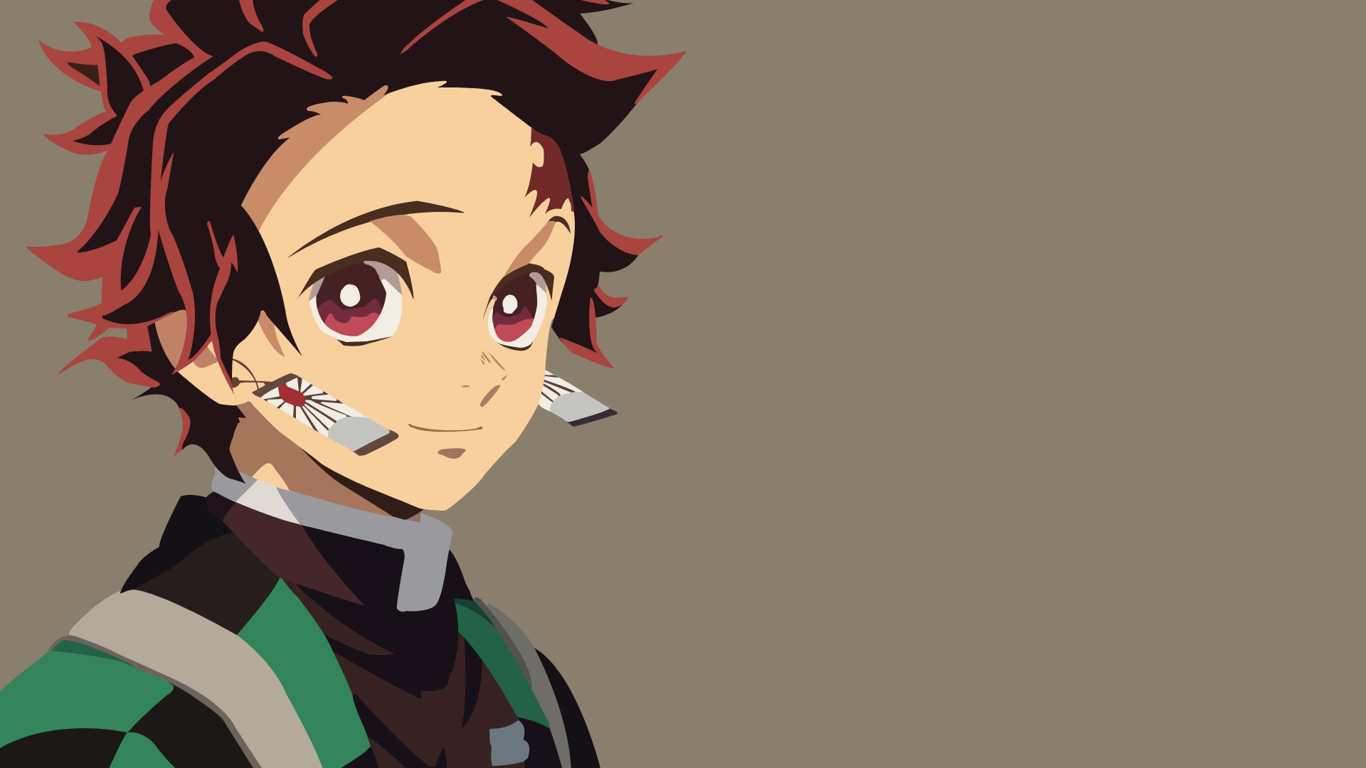 Tanjirou Kamado minimalist wallpaper