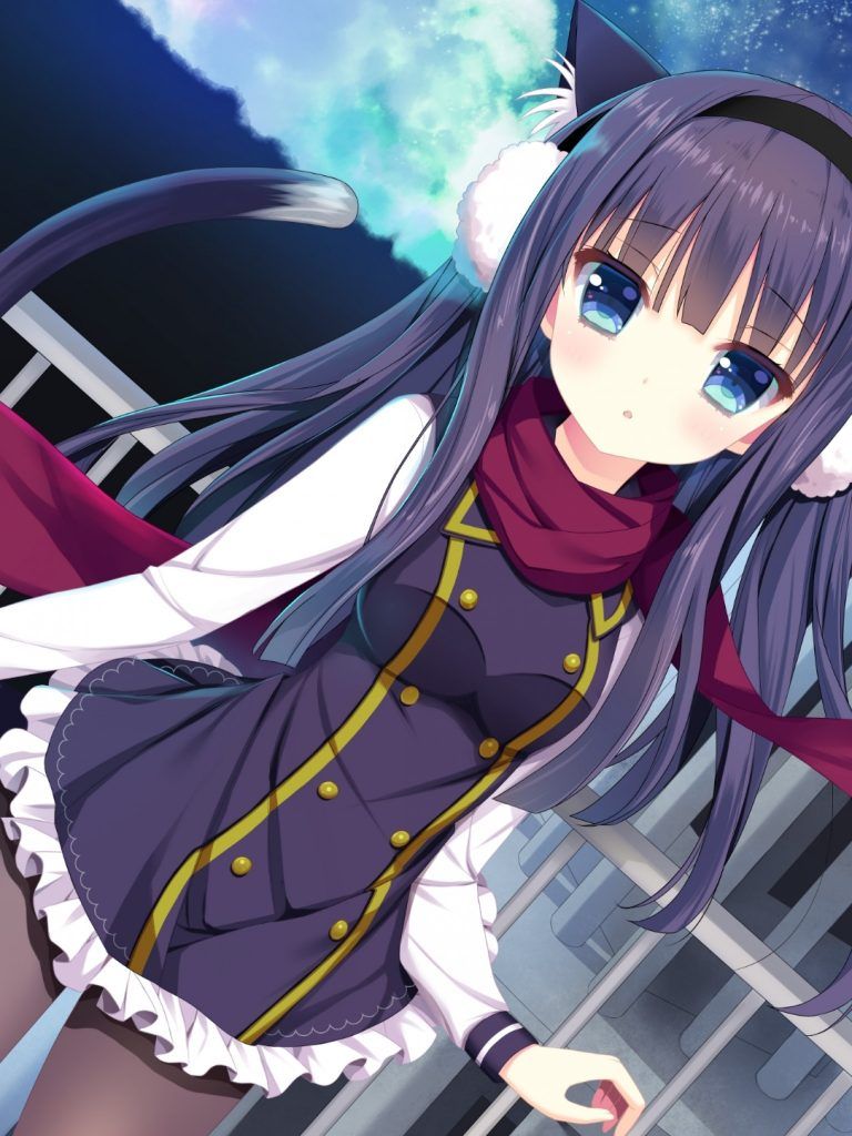 Anime Cat Girl Wallpaper