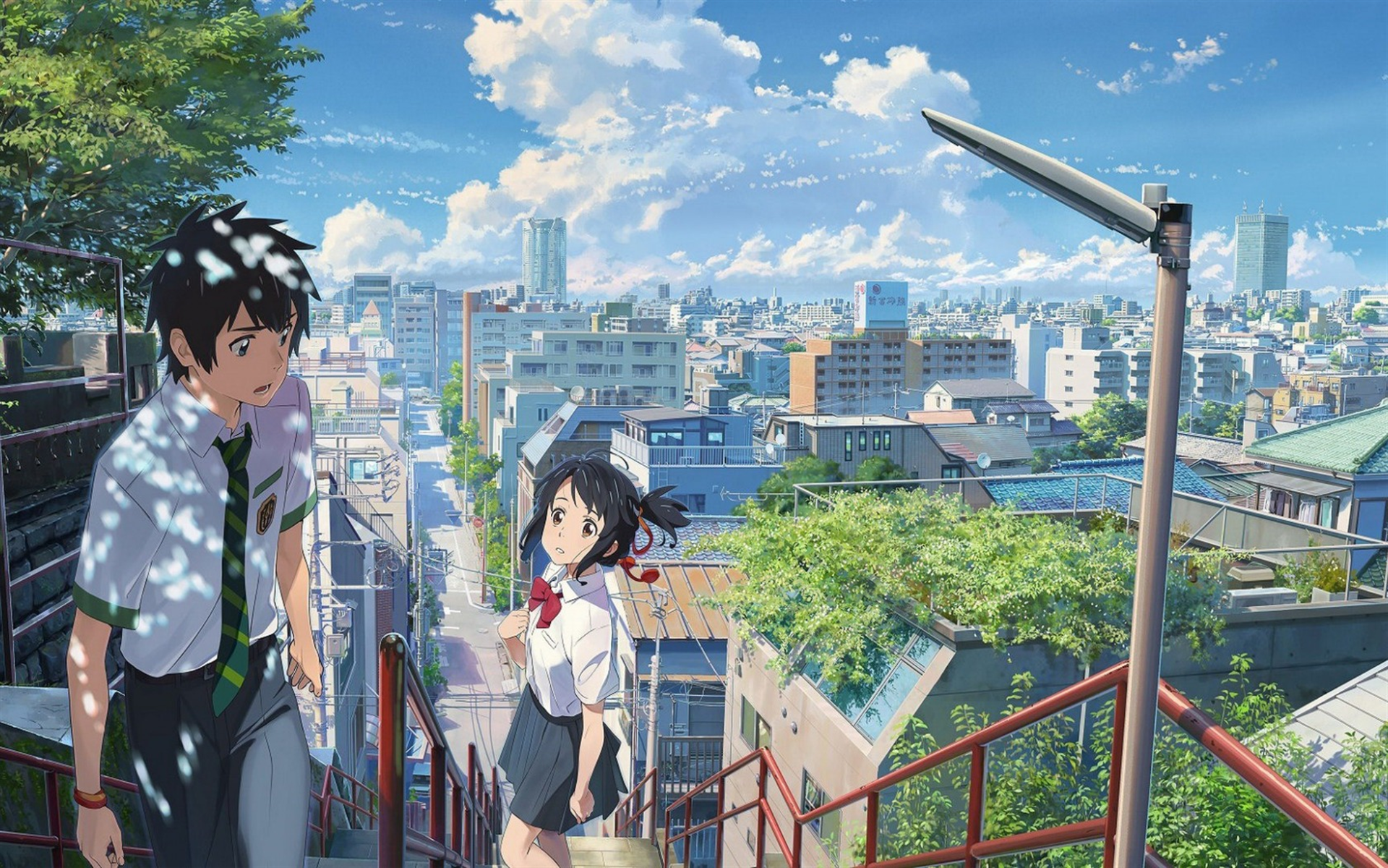Download wallpaper Kimi no na wa, Your Name, Mitsuha Miyamizu
