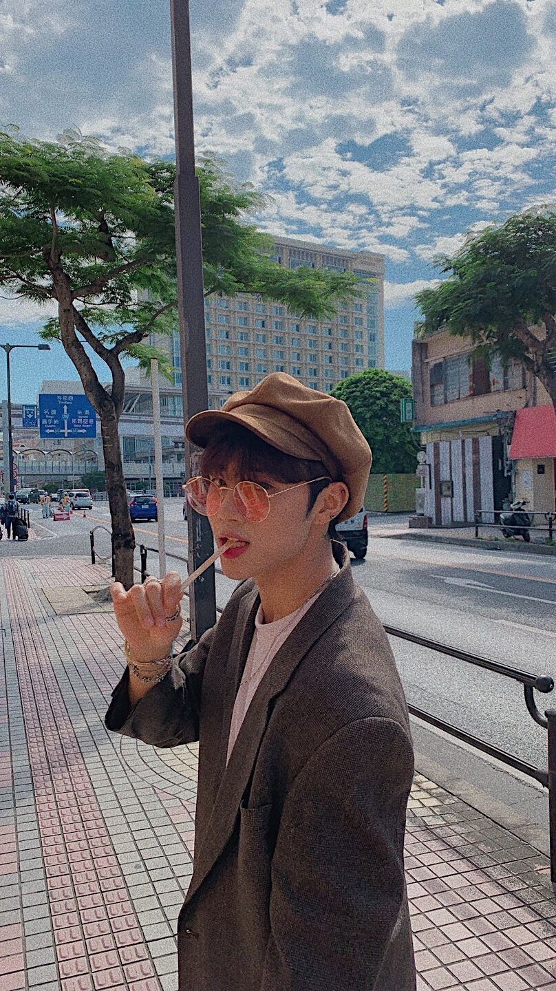 kim sunwoo / the boyz / lockscreen / wallpaper. Gambar, Fotografi, Kolase foto