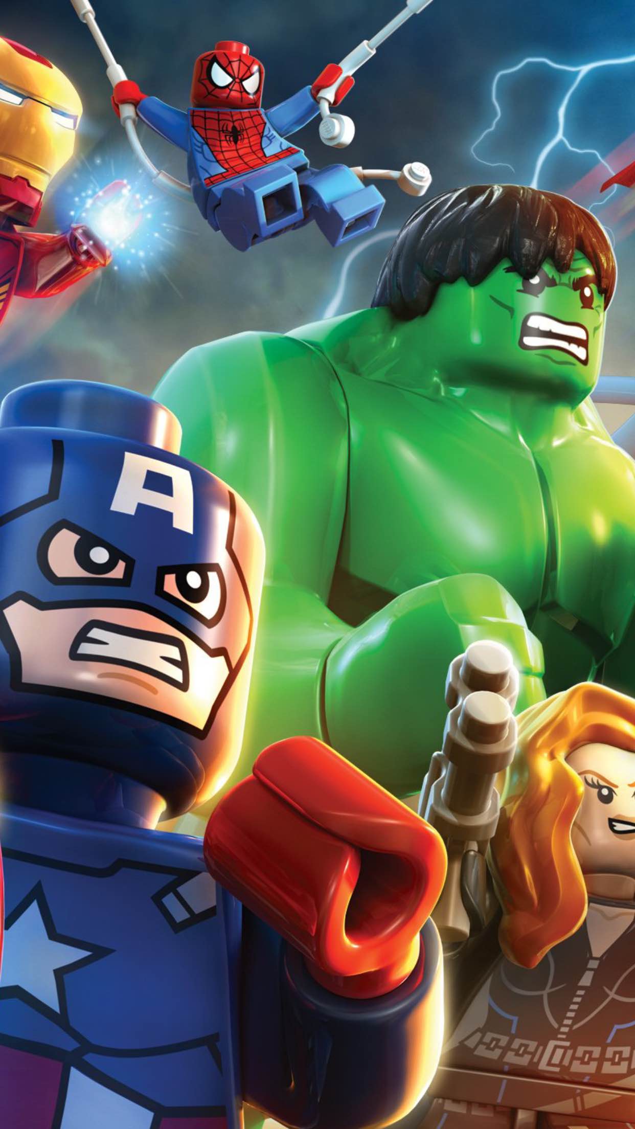 Free download lego avengers 3Wallpaper iPhone Parallax 1242x2208