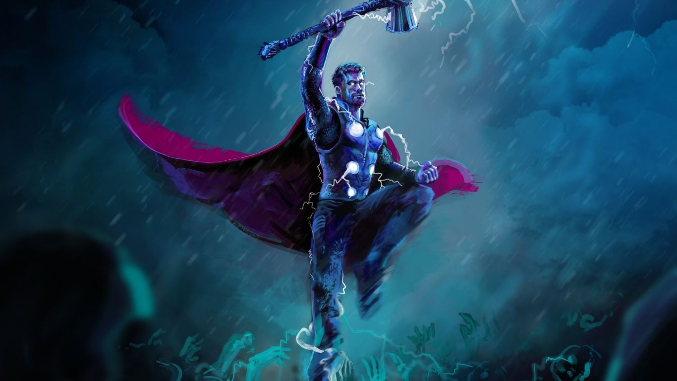 Thor 1366X768 Wallpaper Free Thor 1366X768 Background