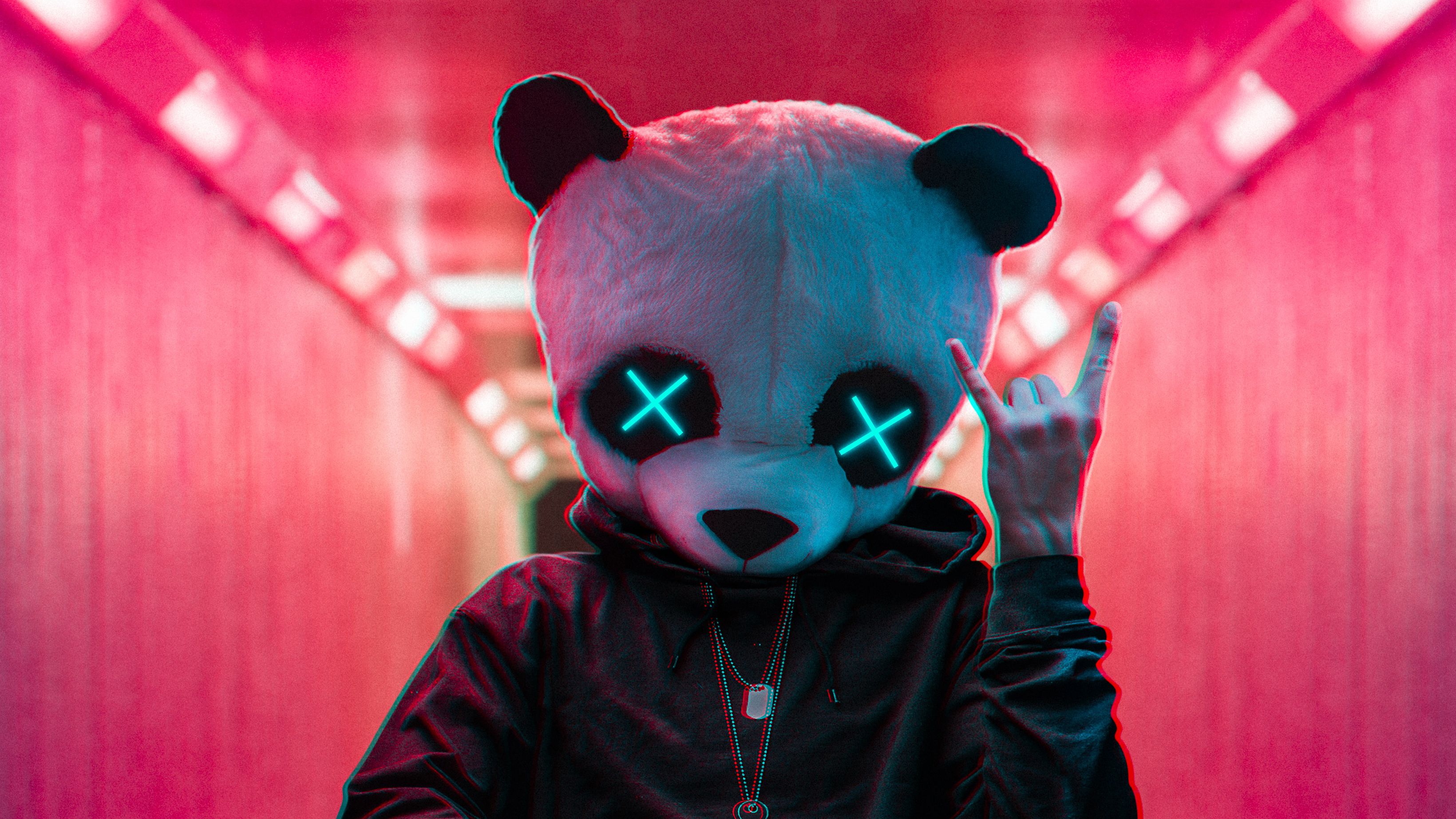 Rockstar Panda 4k, HD Photography, 4k Wallpaper, Image, Background, Photo and Picture