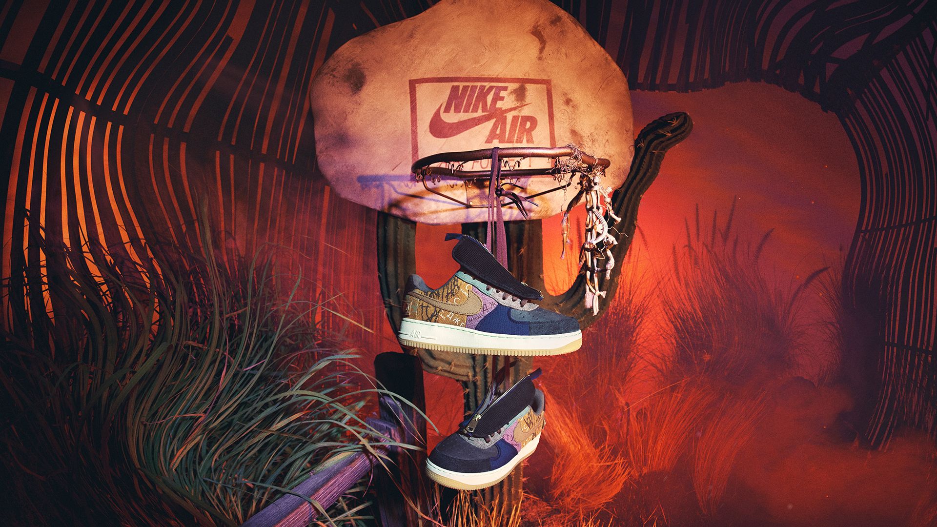 Travis Scott Wallpaper 4K, Nike, American rapper