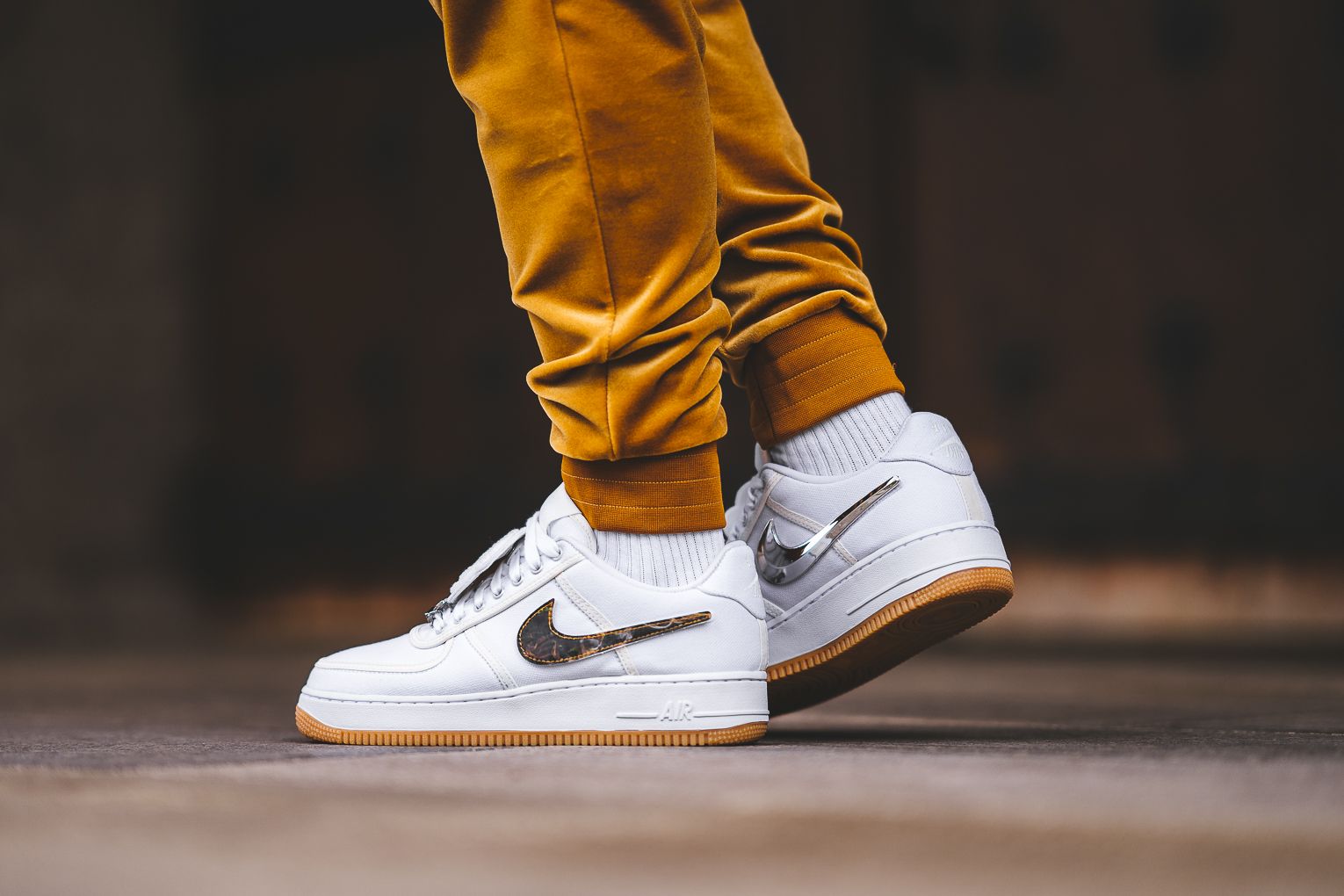 An On Feet Look At The Upcoming Nike Air Force 1 Low X Travis