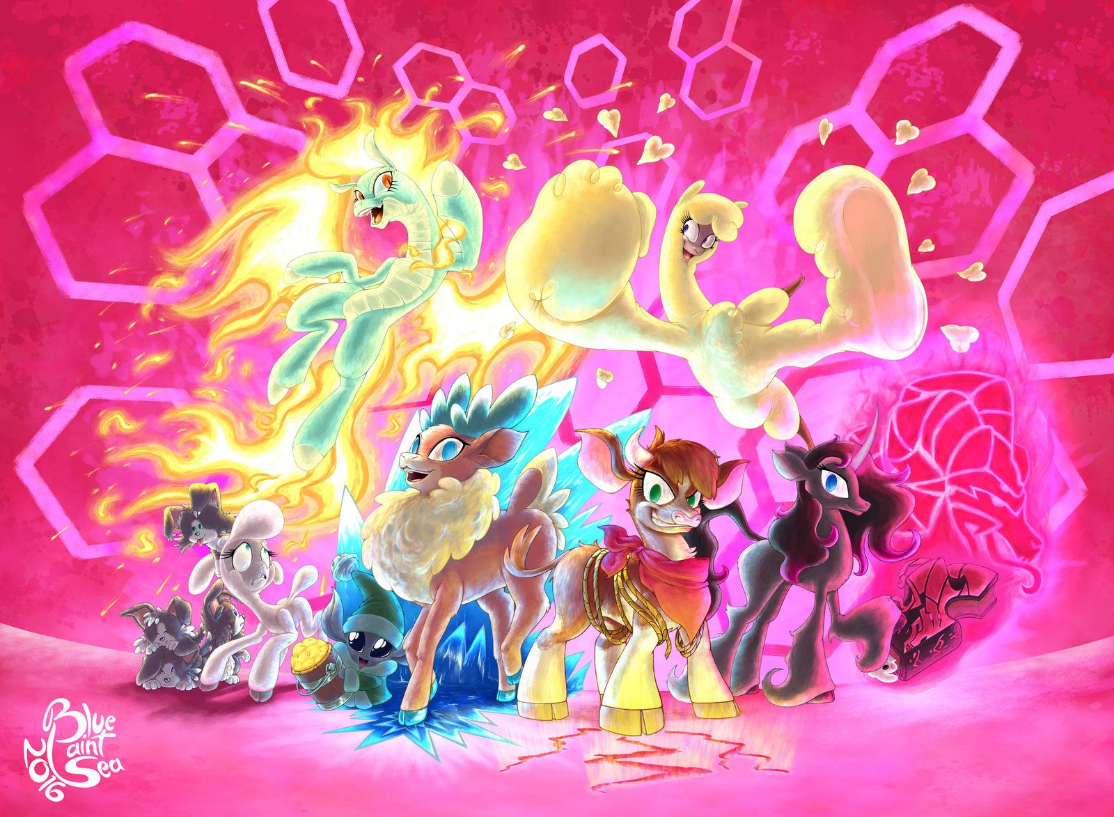 Them's Fightin' Herds By Blue Paint Sea. Them's Fightin' Herds