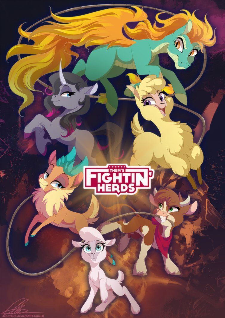 Best Them's fightin' herds image. Herding, My little pony, Pony