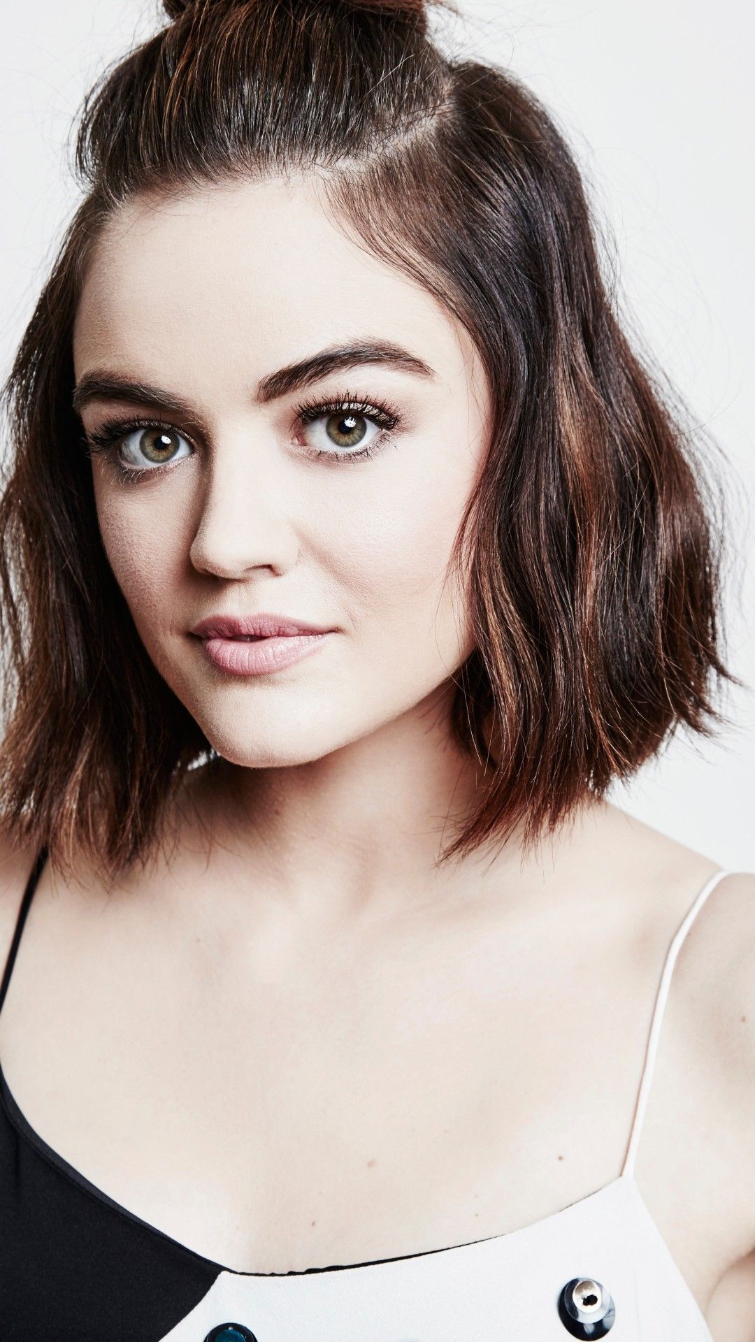 Download 1080x1920 Lucy Hale, Singer, Green Eyes, Actress, Face