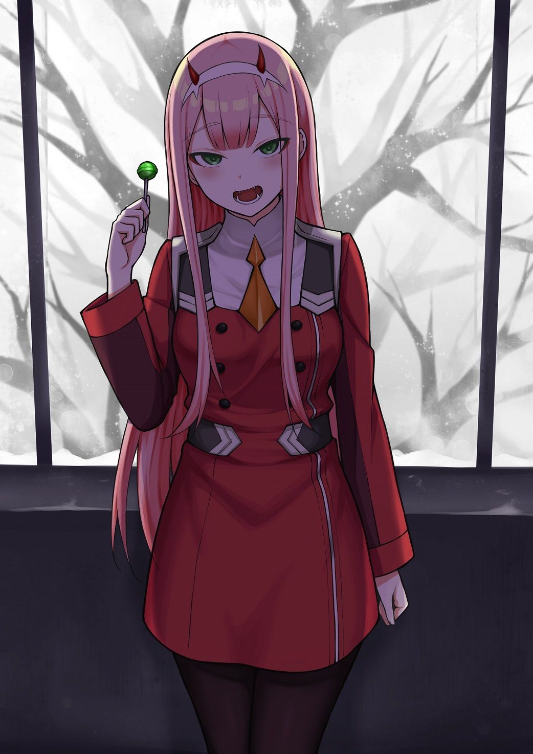 Zero Two (Darling in the FranXX), Mobile Wallpaper Anime Image Board