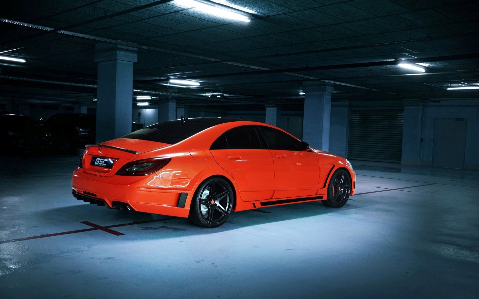 GSC tuned Mercedes CLS63 AMG. image for desktop and wallpaper