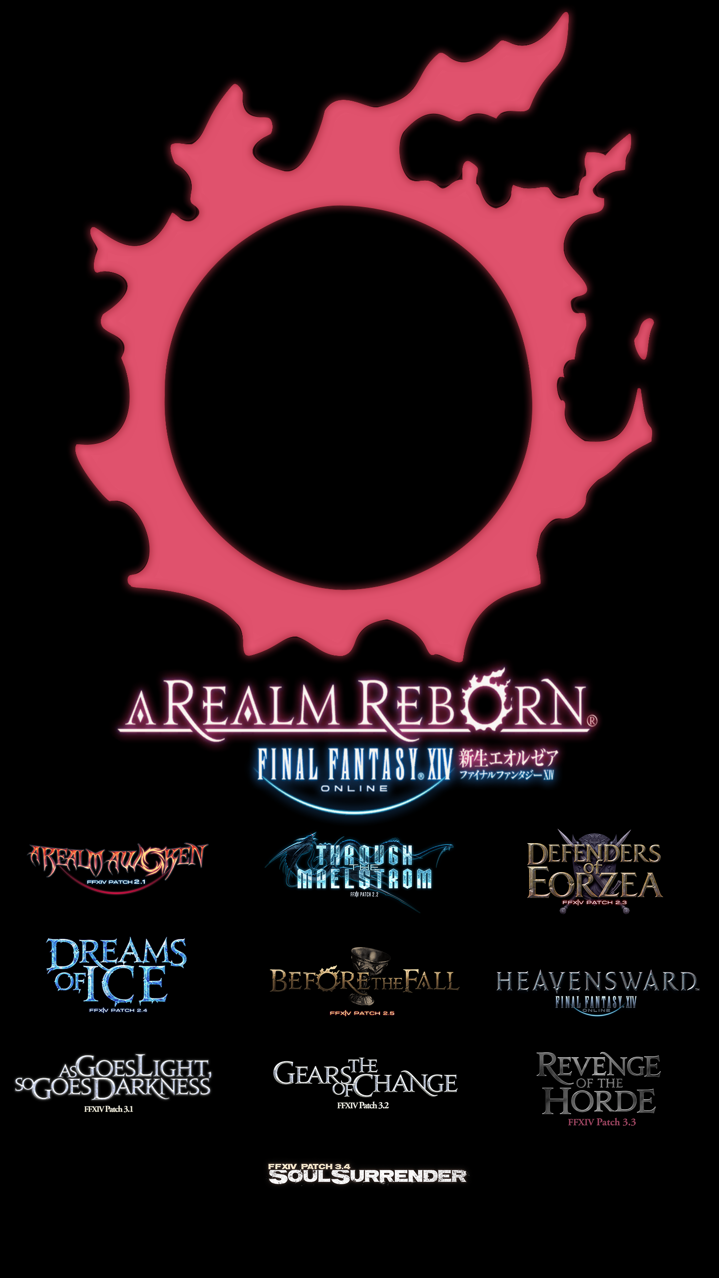 Made an FFXIV mobile phone wallpaper for myself. Figured maybe