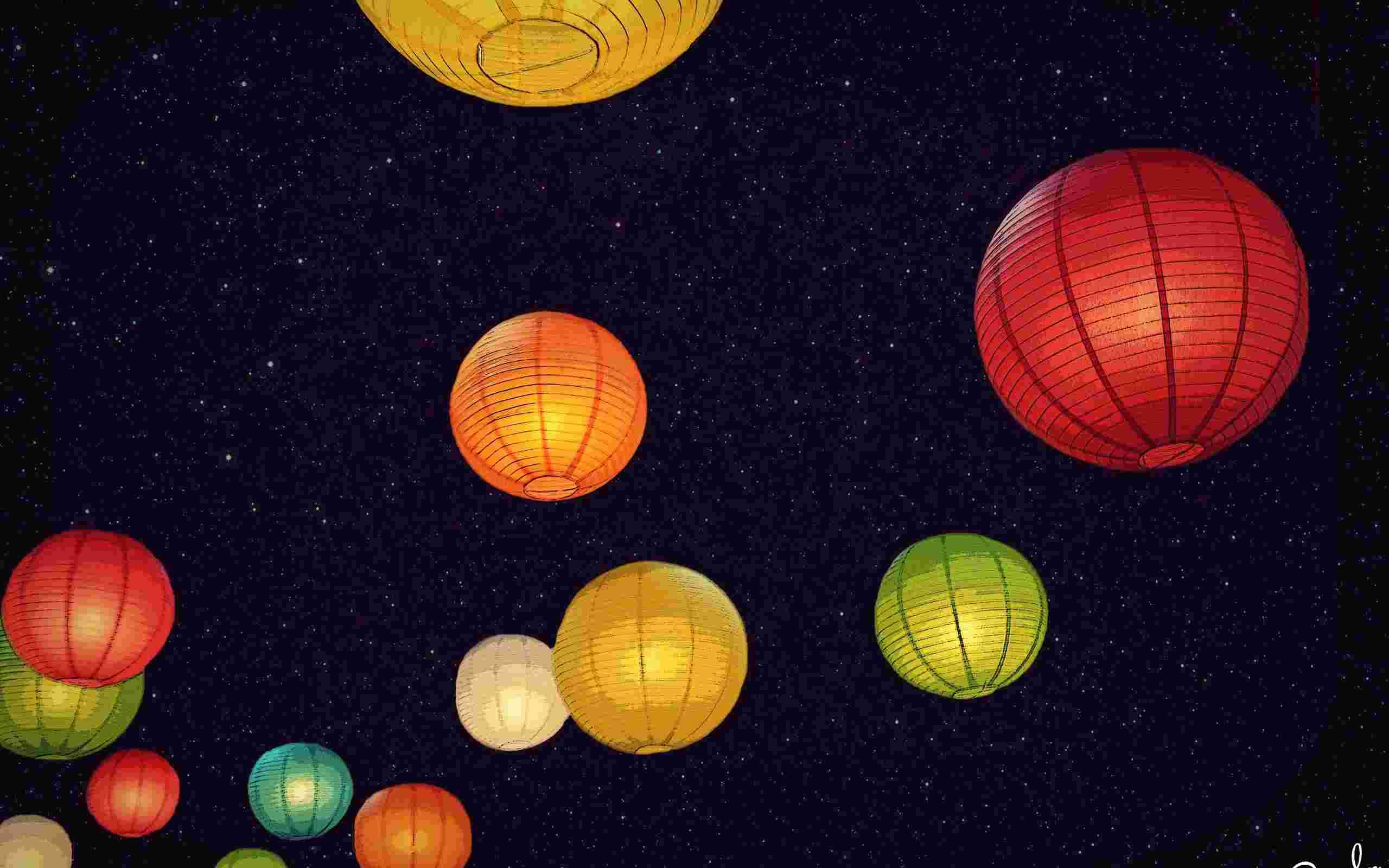asian lanterns. Chinese lanterns wallpaper