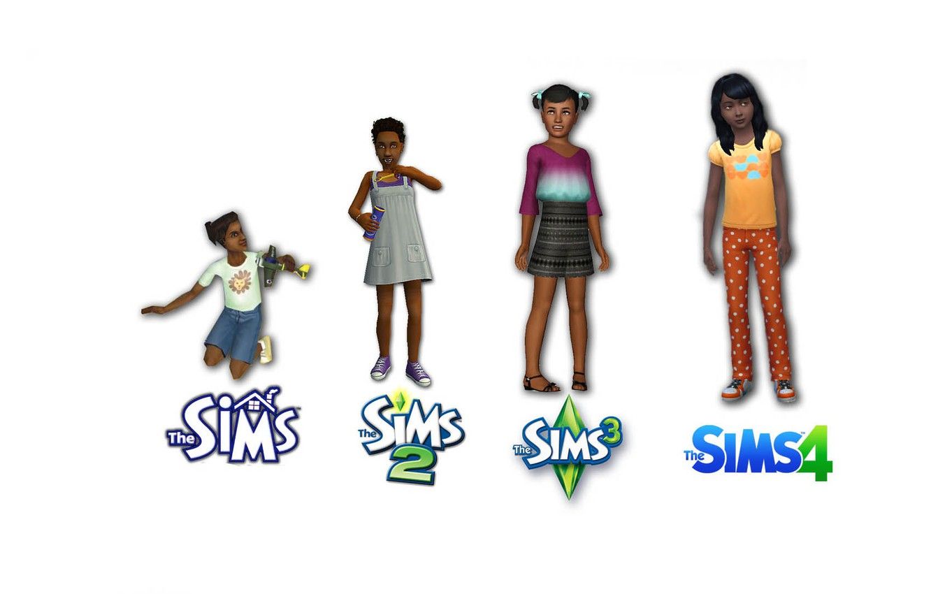 Wallpaper girl, game, Sims, Sims - for desktop, section