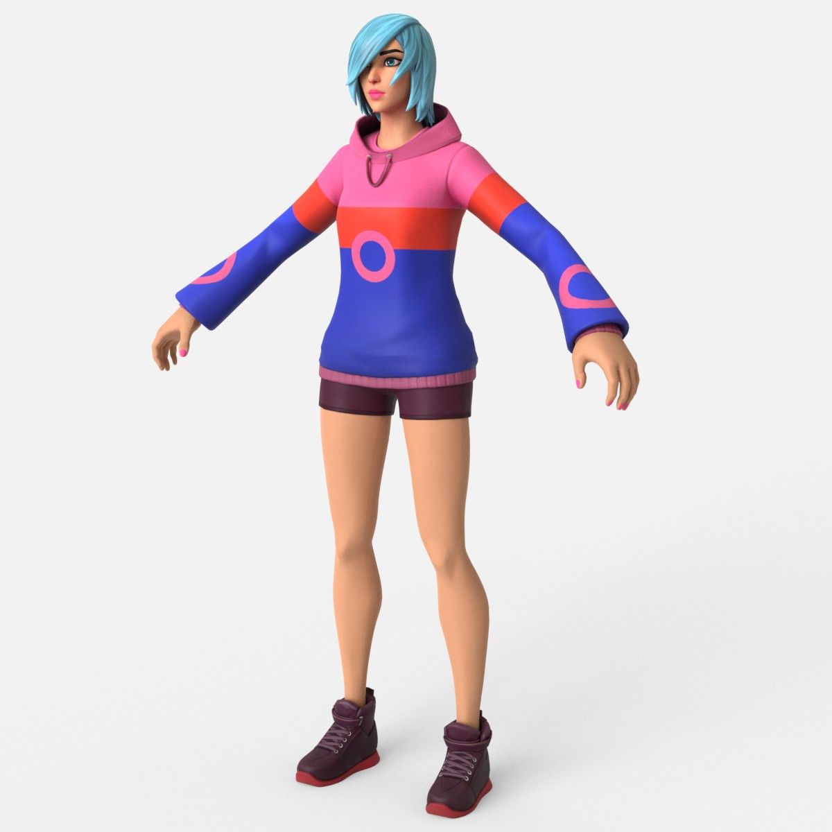 Iris from Fortnite Free 3D Model