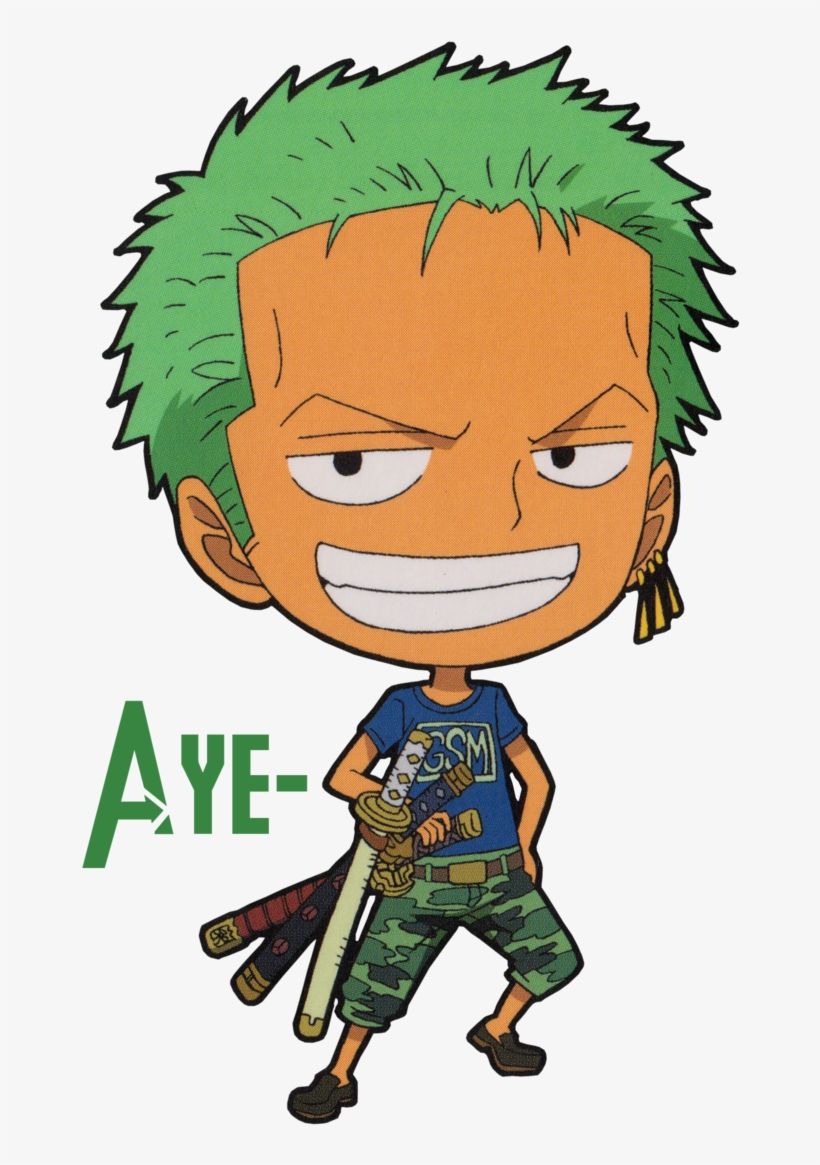 Related Wallpaper Piece Zoro Chibi Transparent PNG