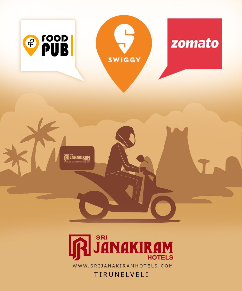 Now you can enjoy your all time favorite Sri Janakiram Hotels food