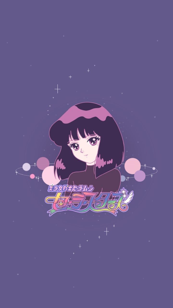 purple, kawaii, anime and hotaru