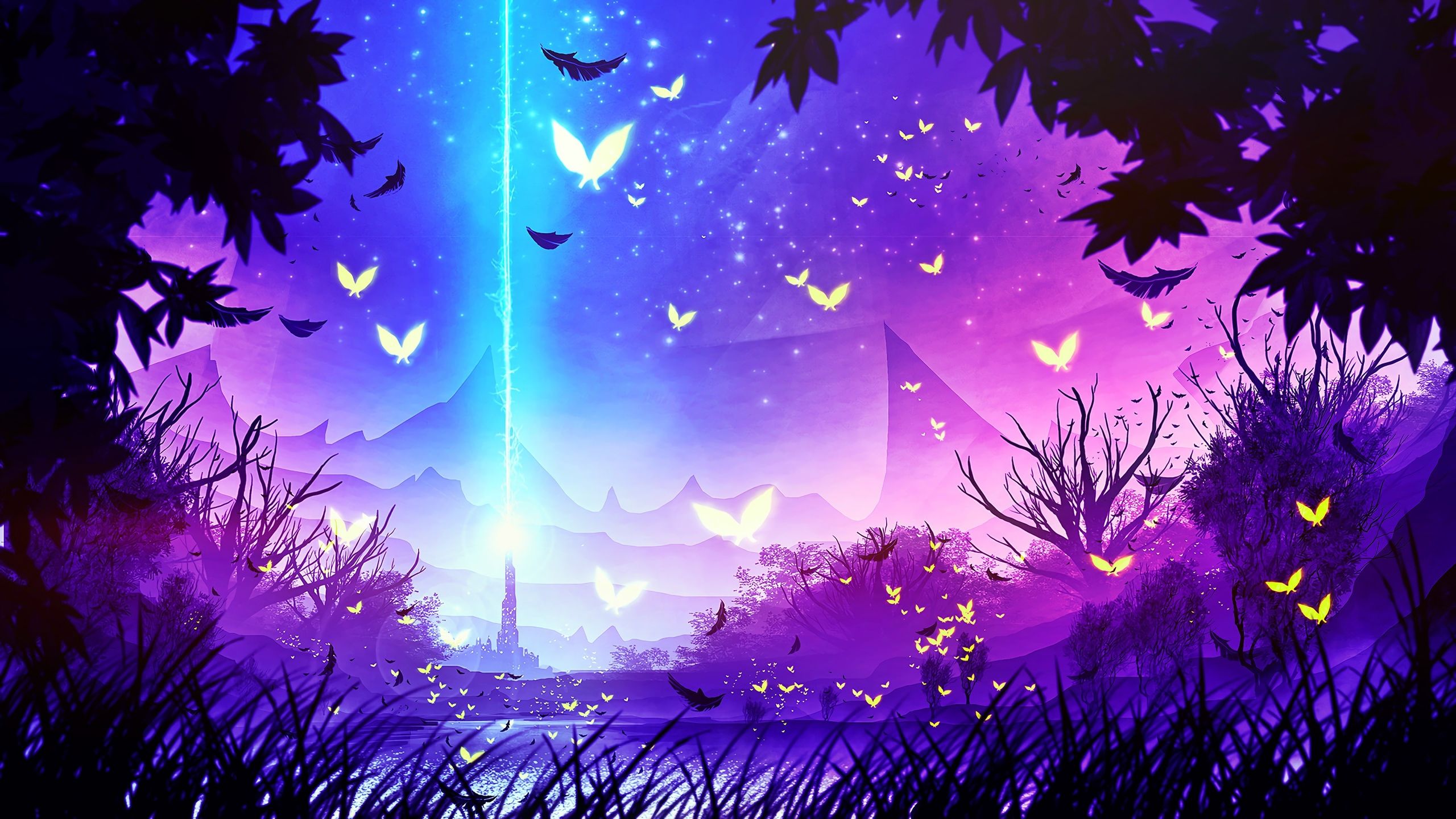 Purple Lavender Forest Wallpapers - Wallpaper Cave