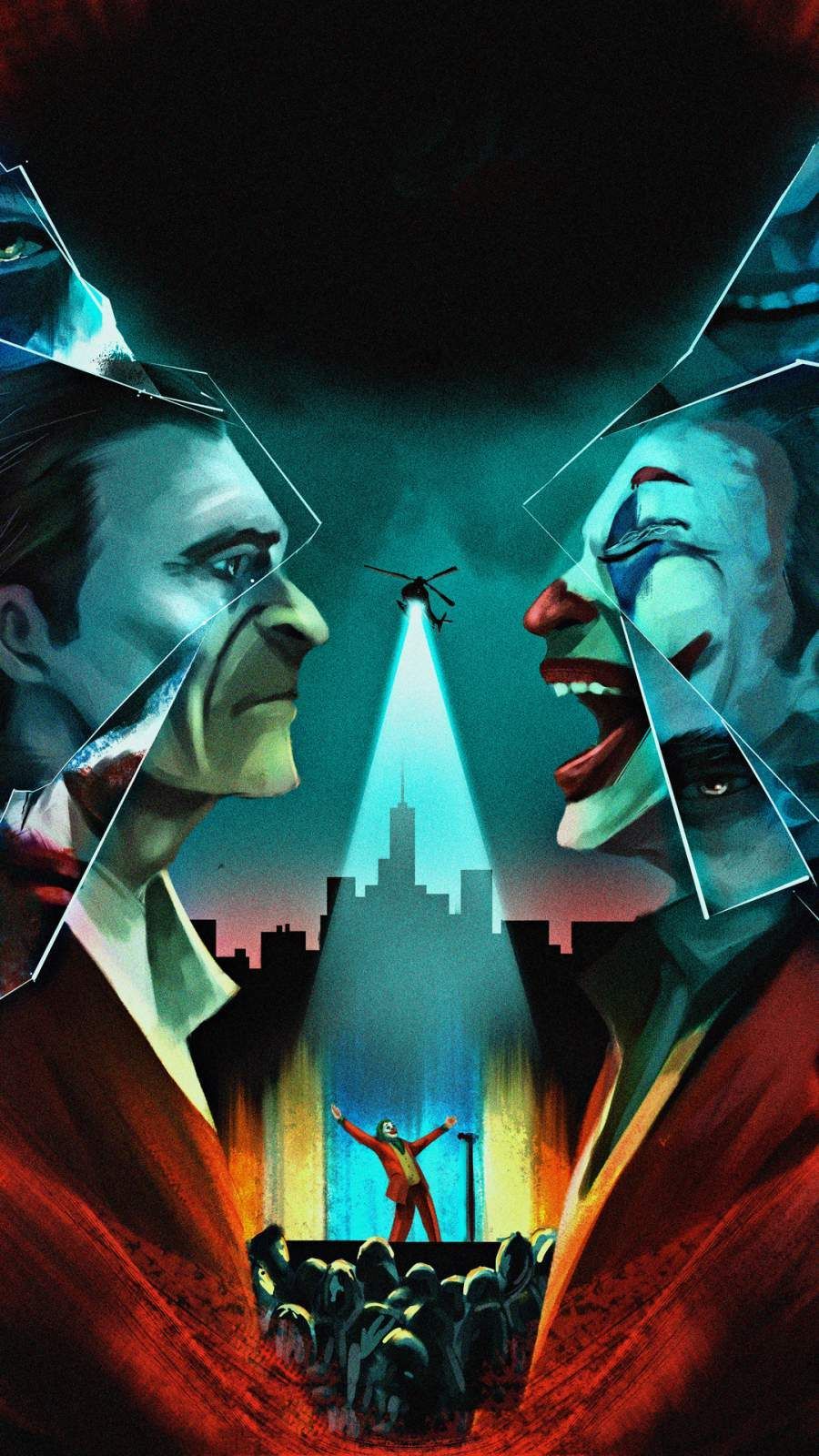 Joker Two Face Art IPhone Wallpaper. Joker
