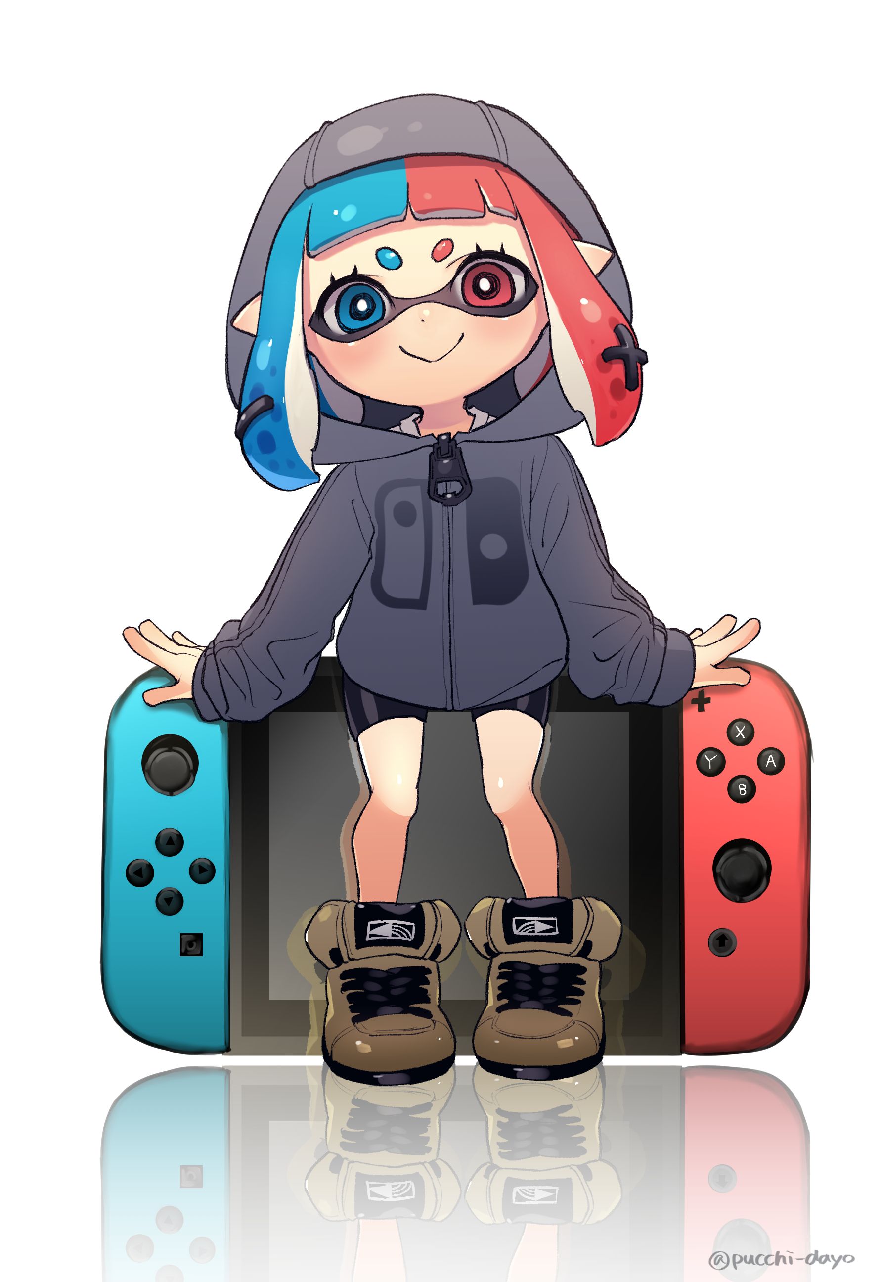 Inkling (Splatoon) Mobile Wallpaper Anime