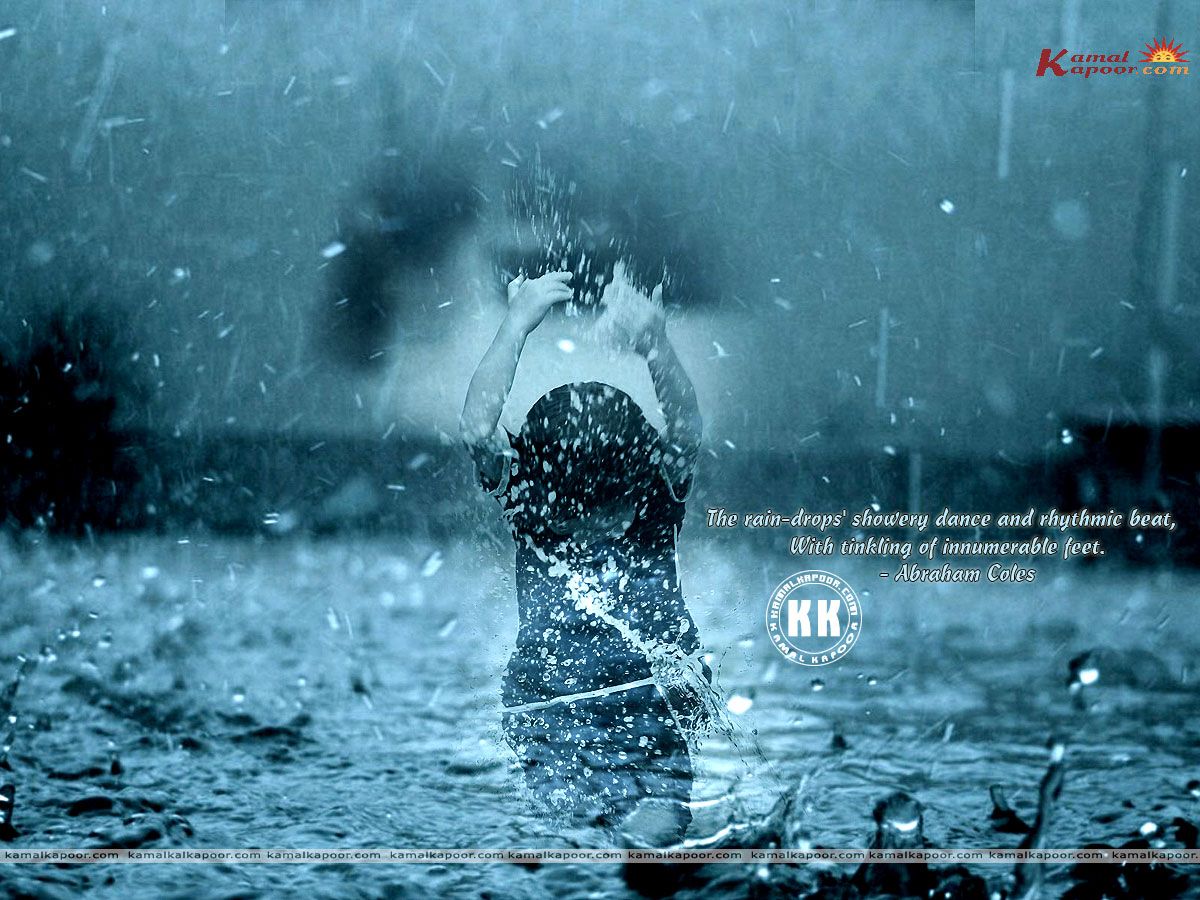Free download Pics Photo Happy Rainy Monsoon Season HD Wallpaper