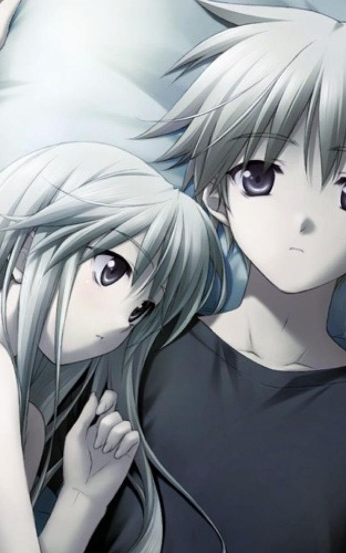 Free download Download Wallpaper 3840x2400 anime couple love bed