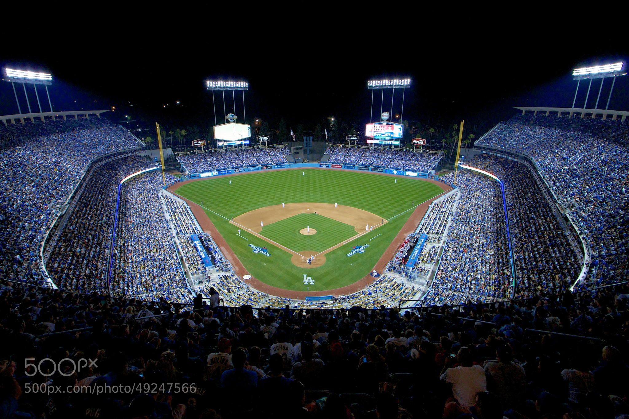 dodger stadium wallpaper,sport venue,landmark,stadium,city,night (#396192)  - WallpaperUse