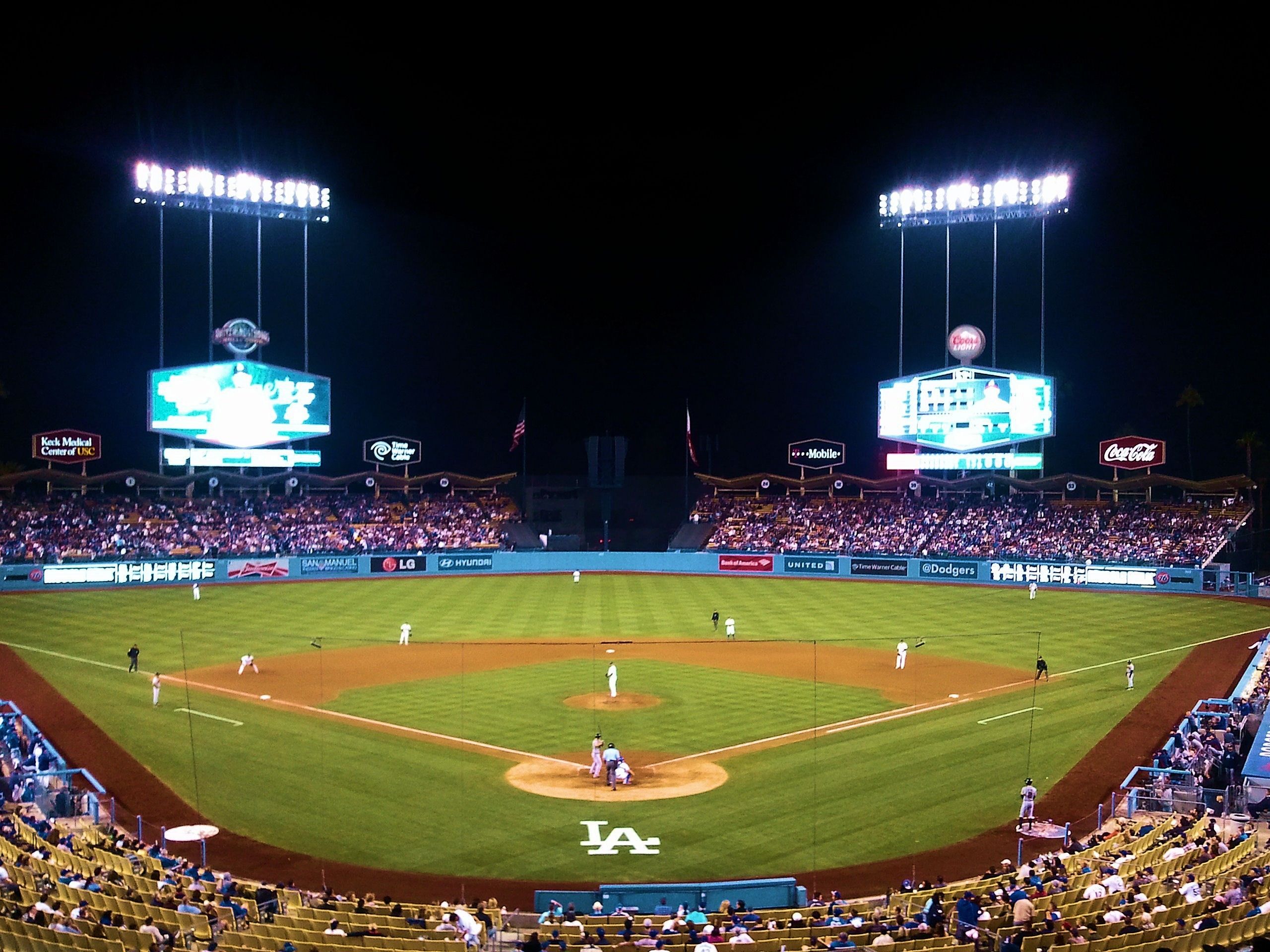The Baseball Stadium Is Empty At La Dodgers Stadium Background, Picture Of  Dodger Stadium Background Image And Wallpaper for Free Download