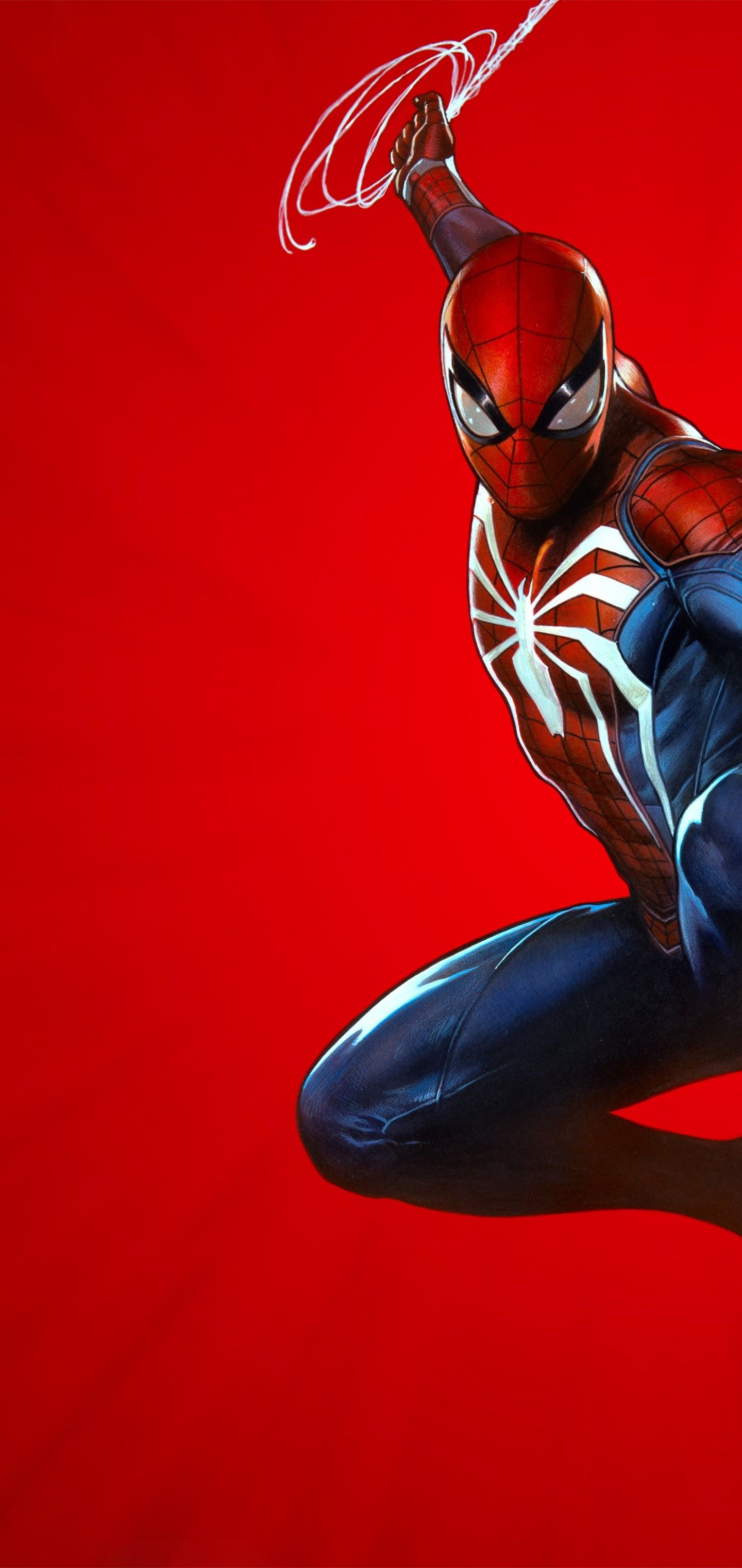 Download 1440x3040 Spider Man, Web, Artwork Wallpaper For Samsung