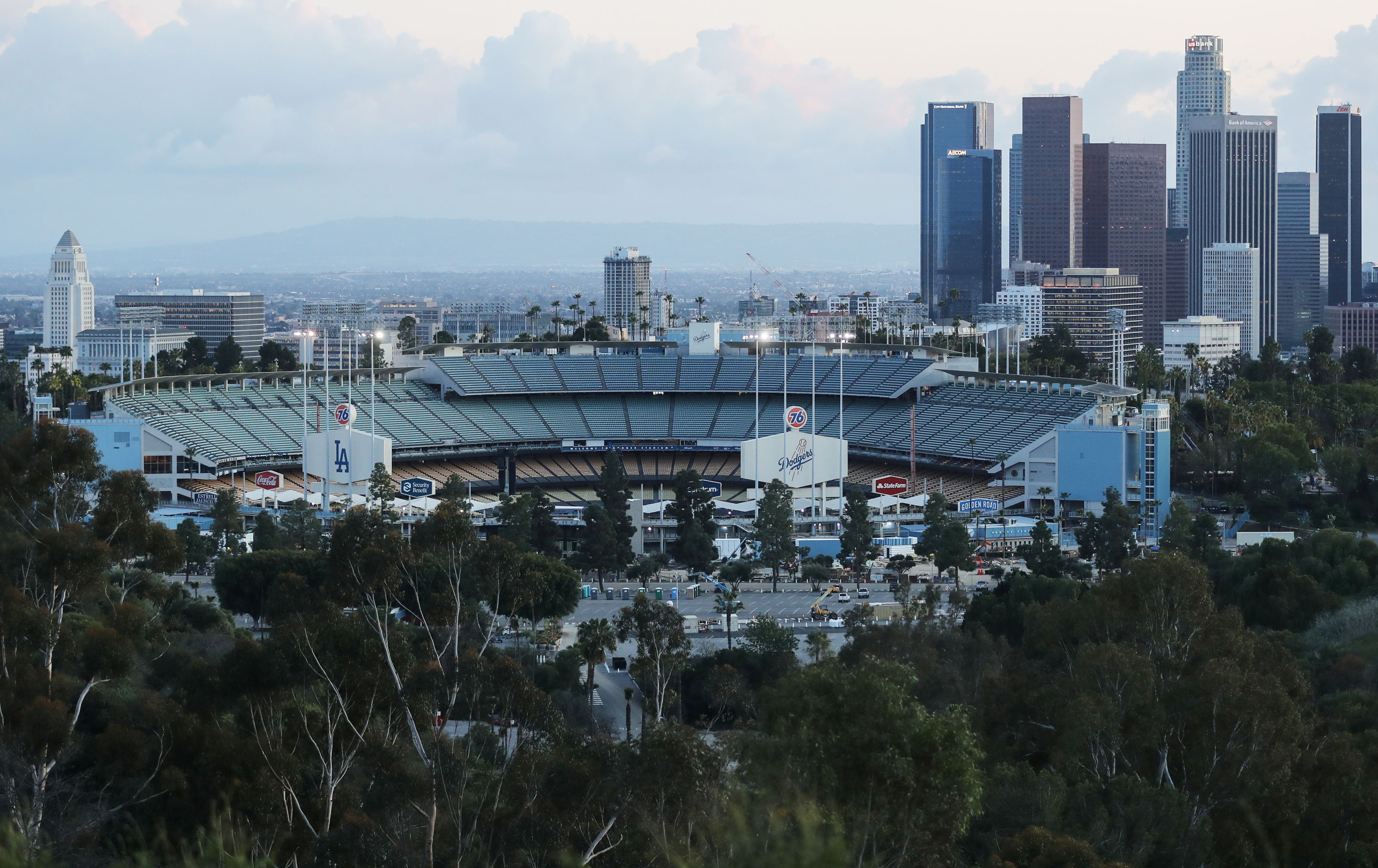 How to change your Zoom background to Dodgers Stadium