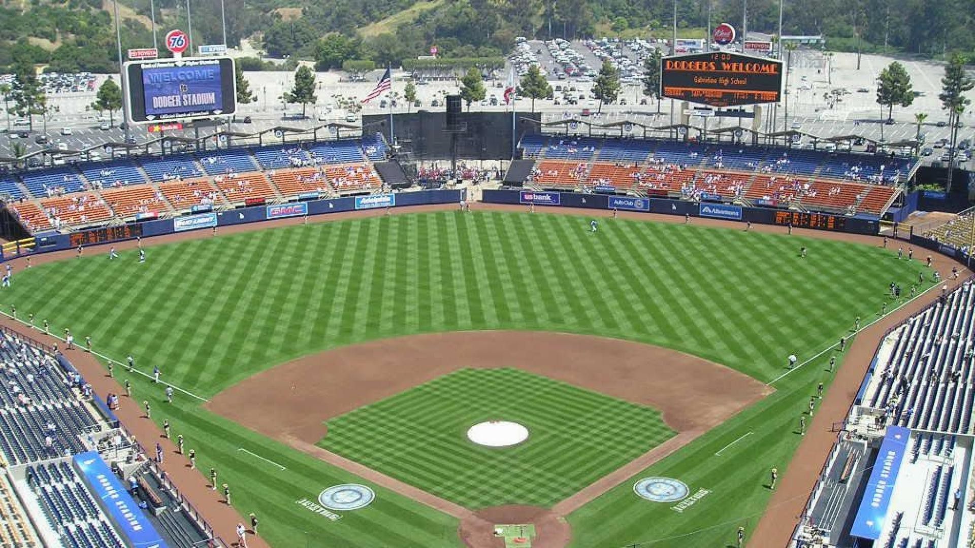 Dodgers Stadium Zoom Background / Desktop Dodger Stadium Wallpapers