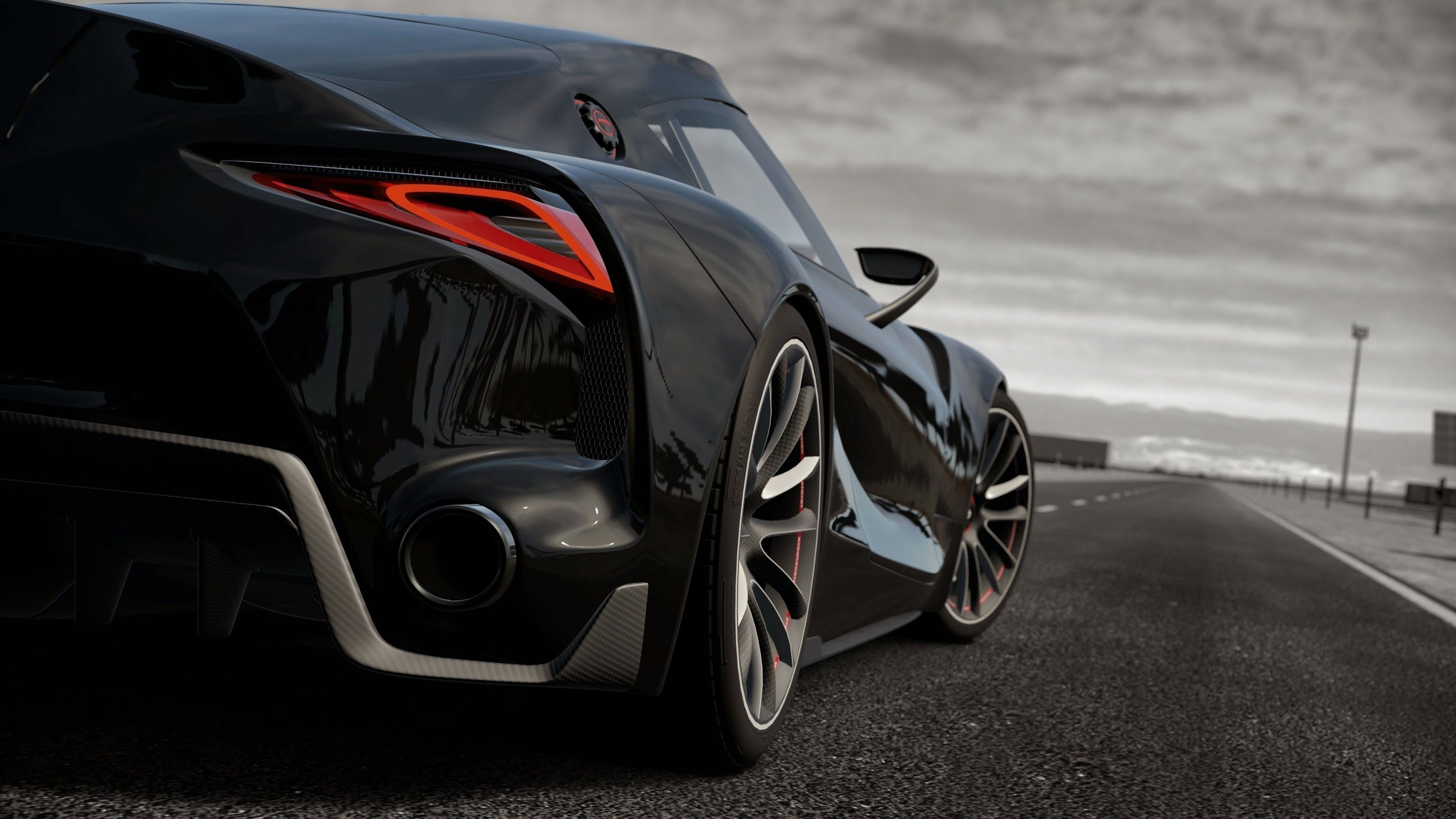 Tailights 4K Wallpaper