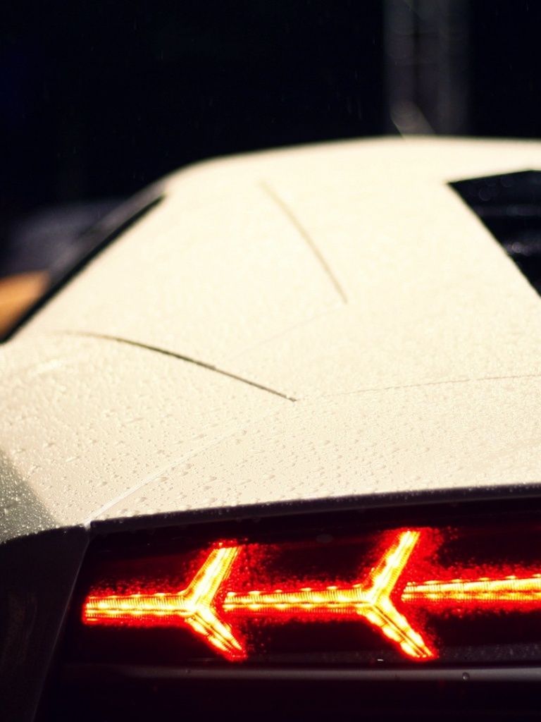 Lamborghini Aventador Taillight iPad mini wallpaper