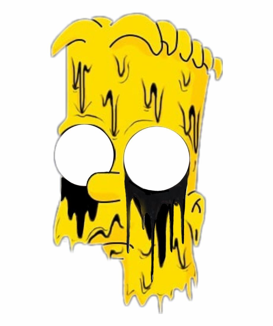 Draw Bart Simpson Trippy