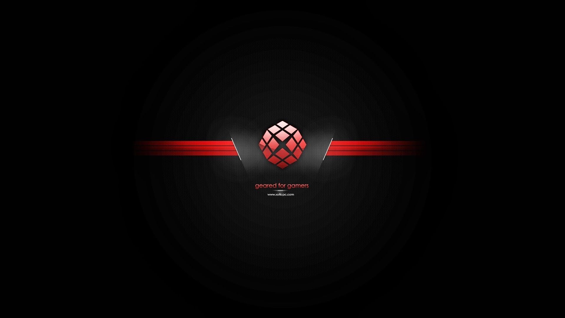 Red and Black Gamer Logo