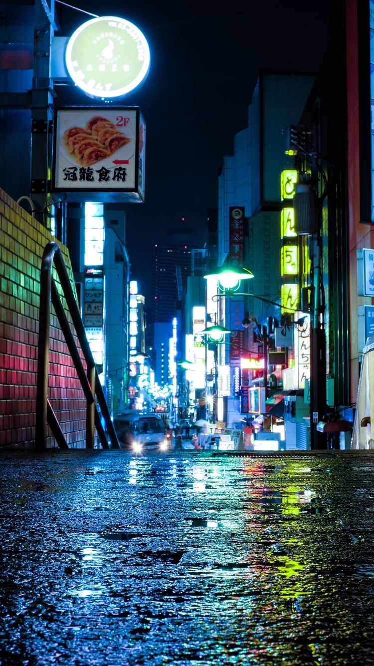 Japan Street Wallpaper 4k