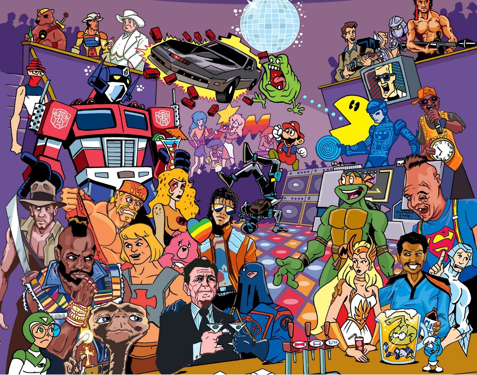 80s Collage Wallpaper Free 80s Collage Background