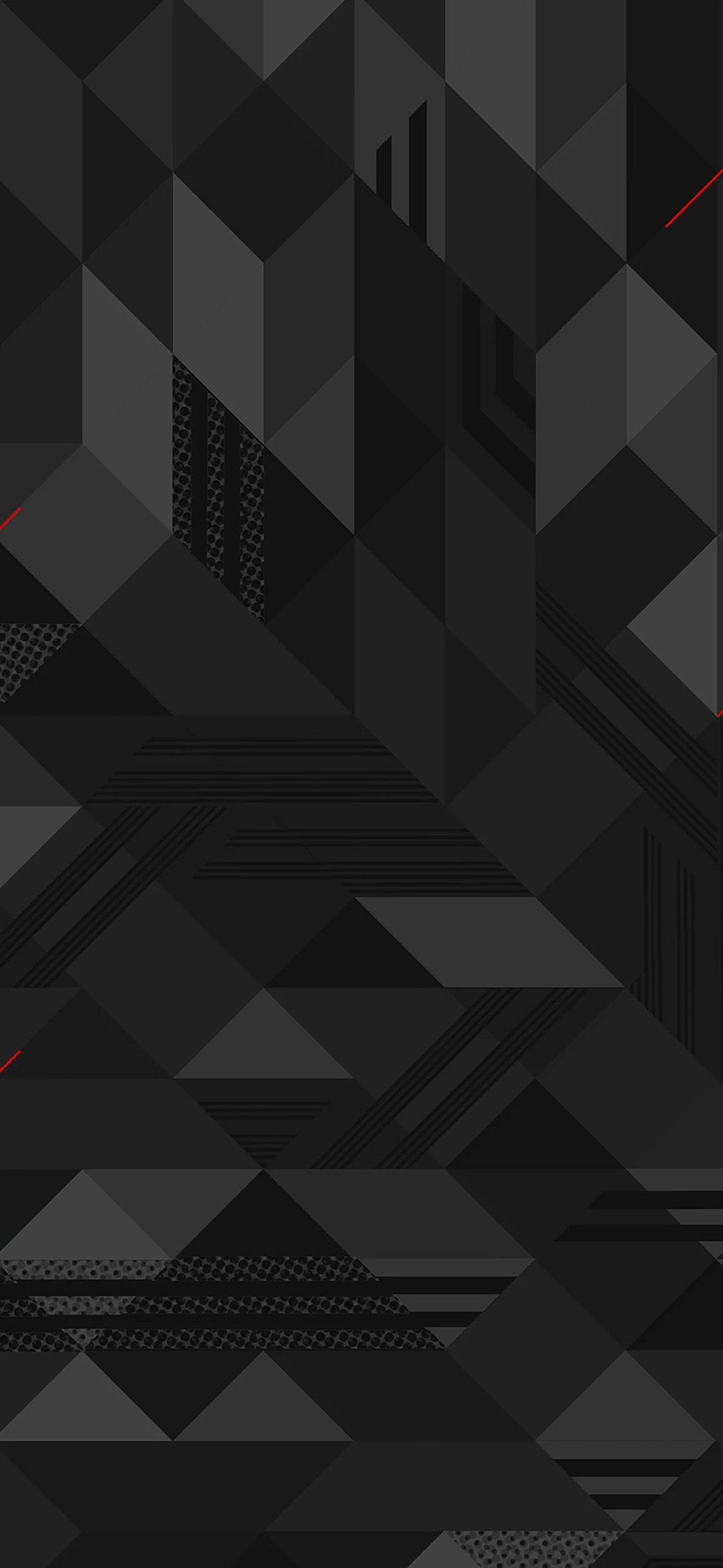 Dark abstract triangular pattern iPhone X 125